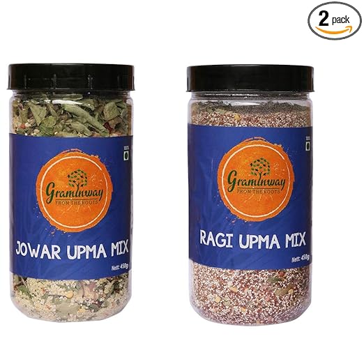 Graminway Jowar Upma & Ragi Upma Mix - 2 x 500gm