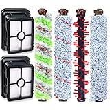 Replacement Parts for Bissell CrossWave 1785 2306 2551 Series Wet Dry Vacuum Cleaner, 1785A 2306A Replacements 1 Set Pet & Multi Surface & Wood Floor & Area Rug Brush Rolls and 2 Pack 1866 Filters -  LINKPAL