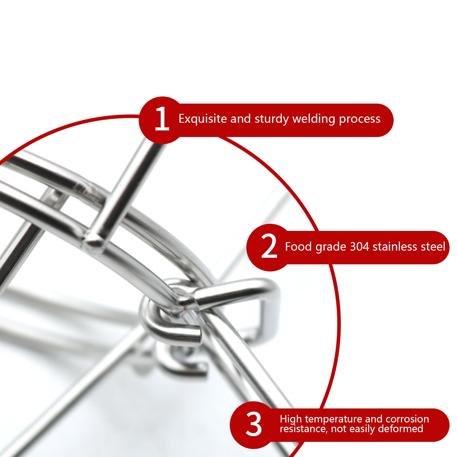 Support de filtre en forme de cône de sirop d'érable - Support de filtre en acier inoxydable avec bras pliables pour cuisine, maison, hôtel