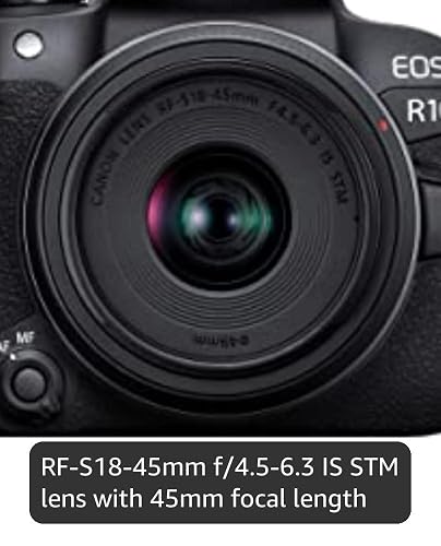 Canon EOS R10 Mirrorless Camera with RF-S18-45mm f/4.5-6.3 IS STM