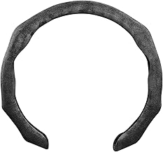 Sponsored You’re seeing this ad based on the product’s relevance to your search query.Learn more about this advertisement Ergocar Steering Wheel Cover, Carbon Fibre Leather, Overturned Fur Leather, Sporty Style, 38 cm, 15 Inch, Non-Slip, Comfortable Steering Wheel, O-type, D-type, Universal, for Men and Women, Suitable