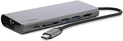 Belkin USB-C Hub for MacOS and Windows Laptops