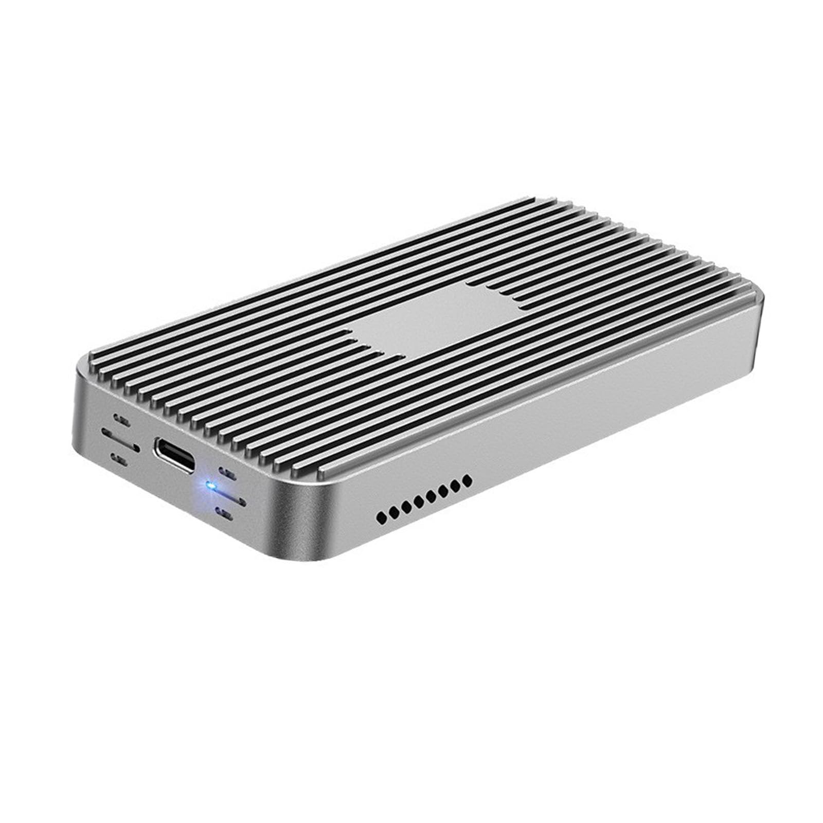 Enclosure disco esterno rapido tipo C da 80 Gbps compatibile con NVMe 2230 2242 2260 2280, supporto per unità, box esterno in alluminio