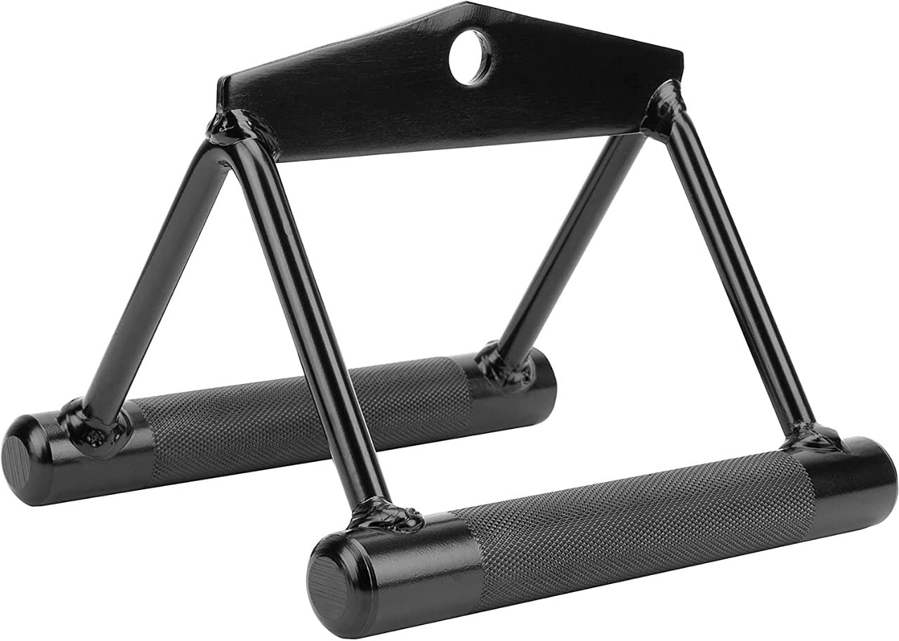 ZEBB Rowing Handle Bar (Black) | V-Shaped Rowing Handle | Gym Machine Cable Attachment (B09K5KFW56) Amazon Price History, Amazon Price Tracker
