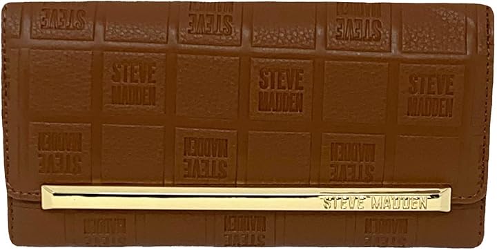Steve madden portafoglio trifold da donna marrone MS194100