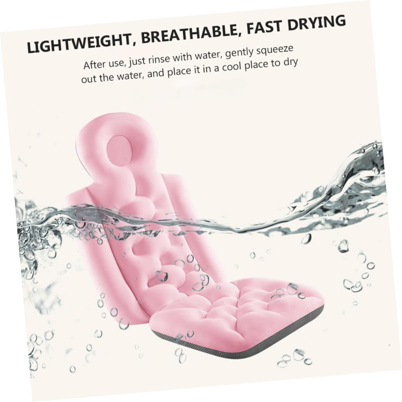 FUNOMOCYA Anti-Slip Mesh Mat Tub for Baby Folding Bathtub Seat Bathtub Spa Tub Cushion