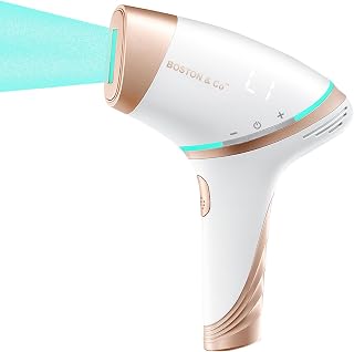 Sapphire Cooling IPL Hair Removal Device Painless Long-Lasting Result for Women & Men, Permanent Hair Reduction 3 Precision Heads for Face, Bikini, Legs, or Full Body Use