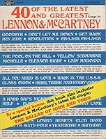 40 Of The Latest And Greatest Songs By Lennon & McCartney [Songbook] B0013GDK20 Book Cover