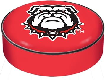 Georgia Bulldog Bar Stool Seat Cover