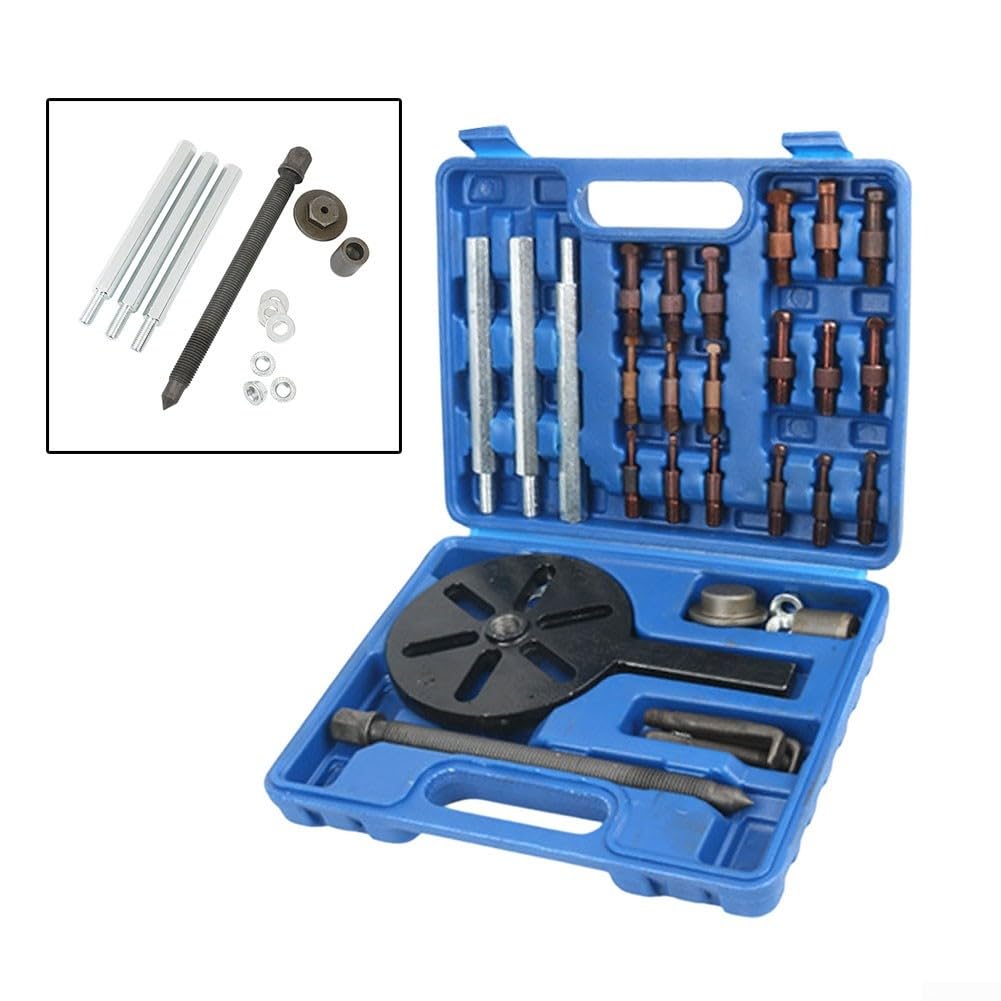 Kit di estrattori per cuscinetti da 6 pezzi compatibile con cuscinetti da 6005 a 6310 con struttura in acciaio al cromo vanadio forgiato (acciaio rosso con gancio)