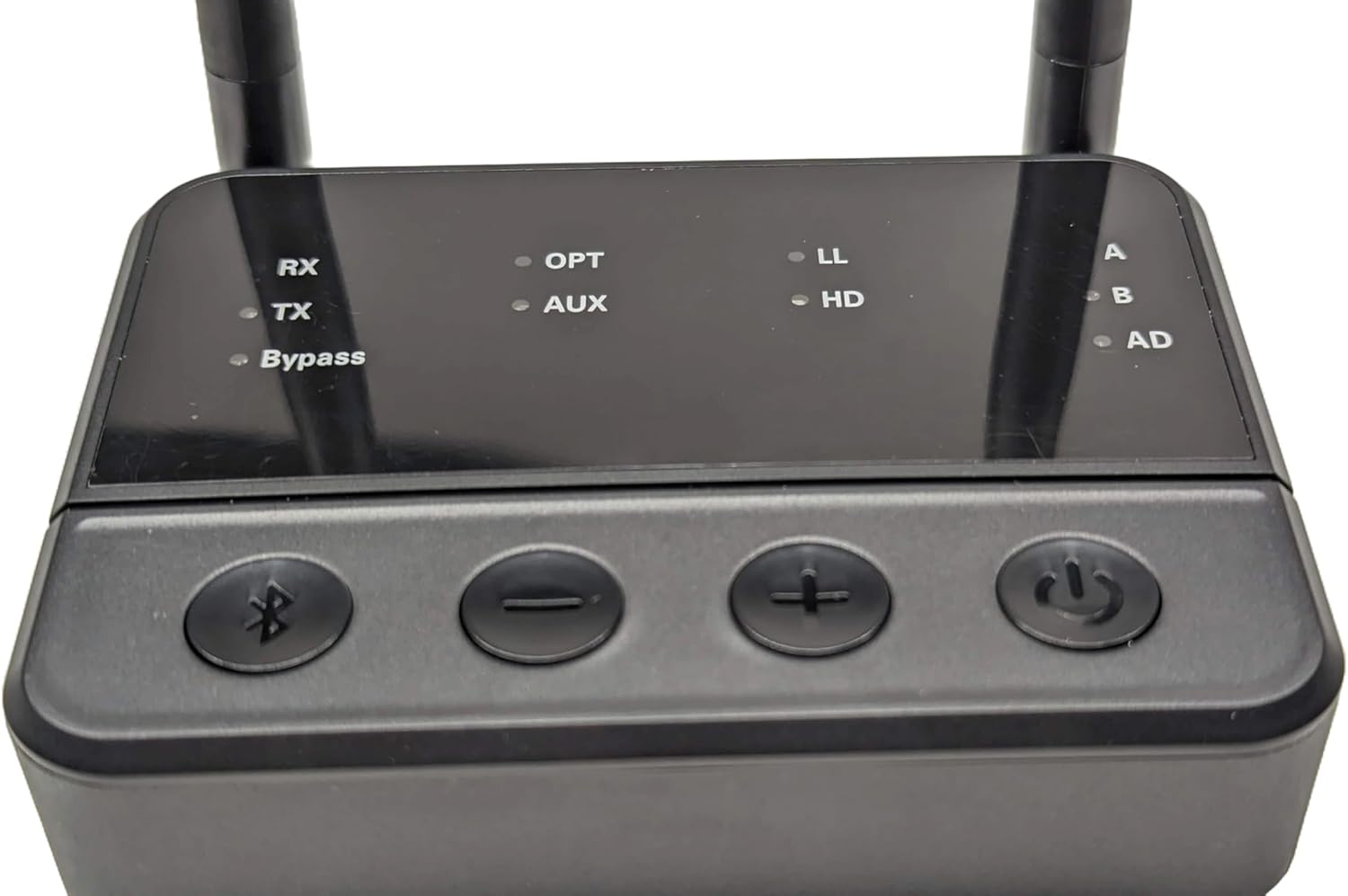 Bluetooth Transmitter Receiver V5.2 for Audio, 2-in-1 AUX Adapter for TV, Car, PC, MP3 Player, Home Theater, Switch, Low Latency, Pairs 2 Devices Simultaneously, Qualcomm