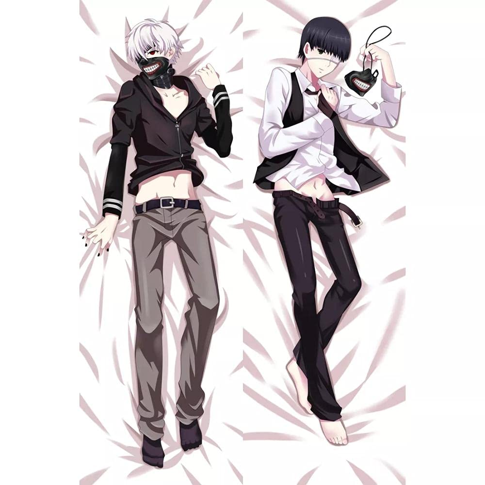 LBINGKJ Anime Long Throw Pillow Case Cover Hugging Body Pillowcase Anime Dakimakura Tokyo Ghoul Hugg