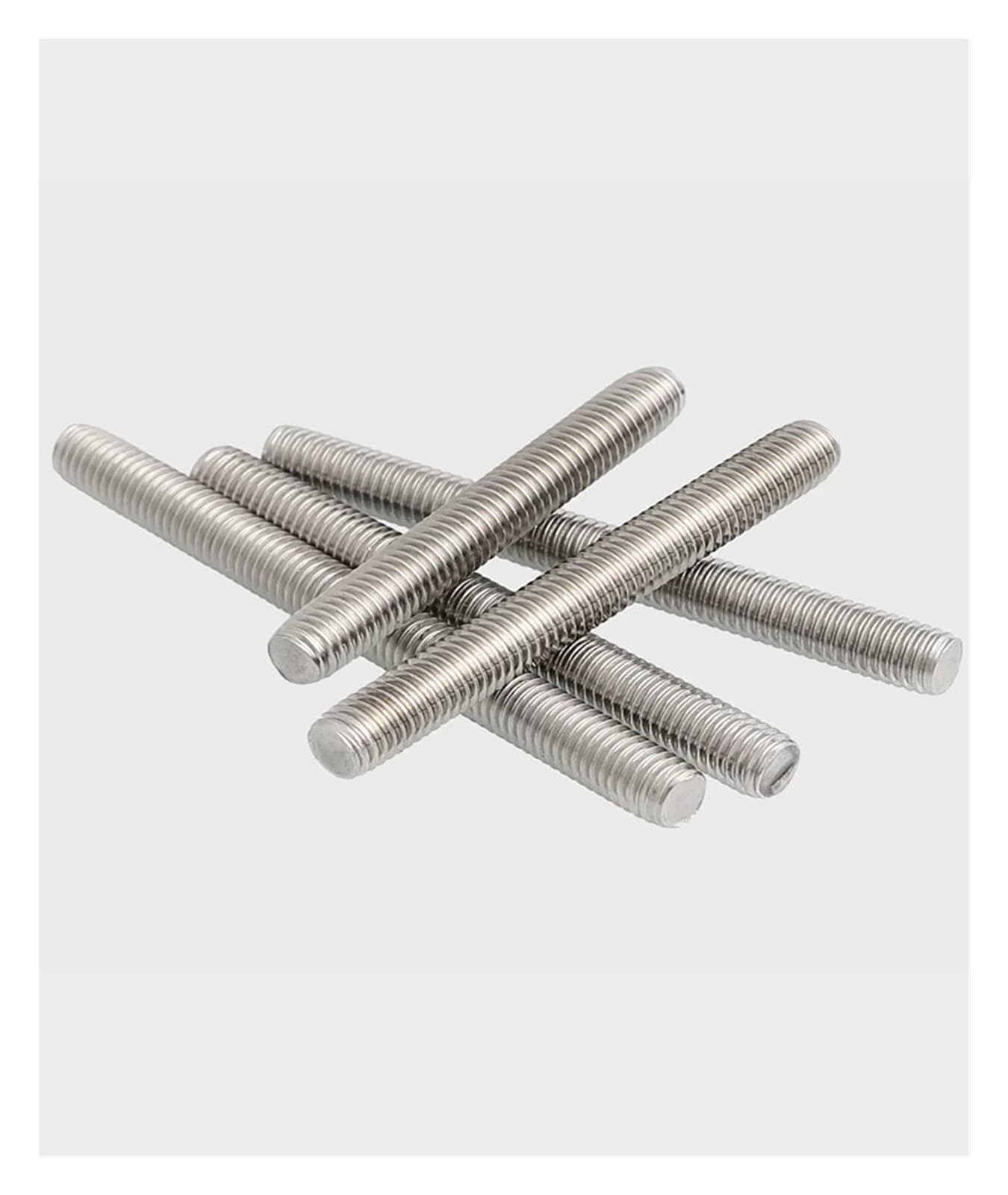 Varilla roscada, 1 pieza M2-M20 304, varilla roscada de acero inoxidable, perno sin cabeza, varilla de eje de rosca completa, espárrago de barra(M16x500)
