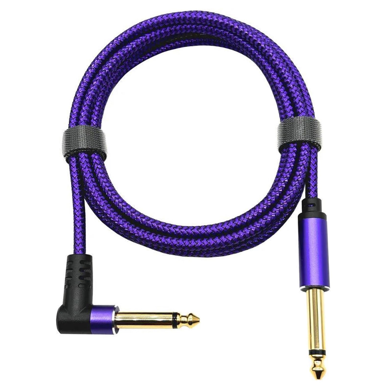 Wyjście 1/4 Cala 90 Stopni Pozłacany Kabel Mono 6,5 Mm Do Wzmacniacza Miksera Gitarowego