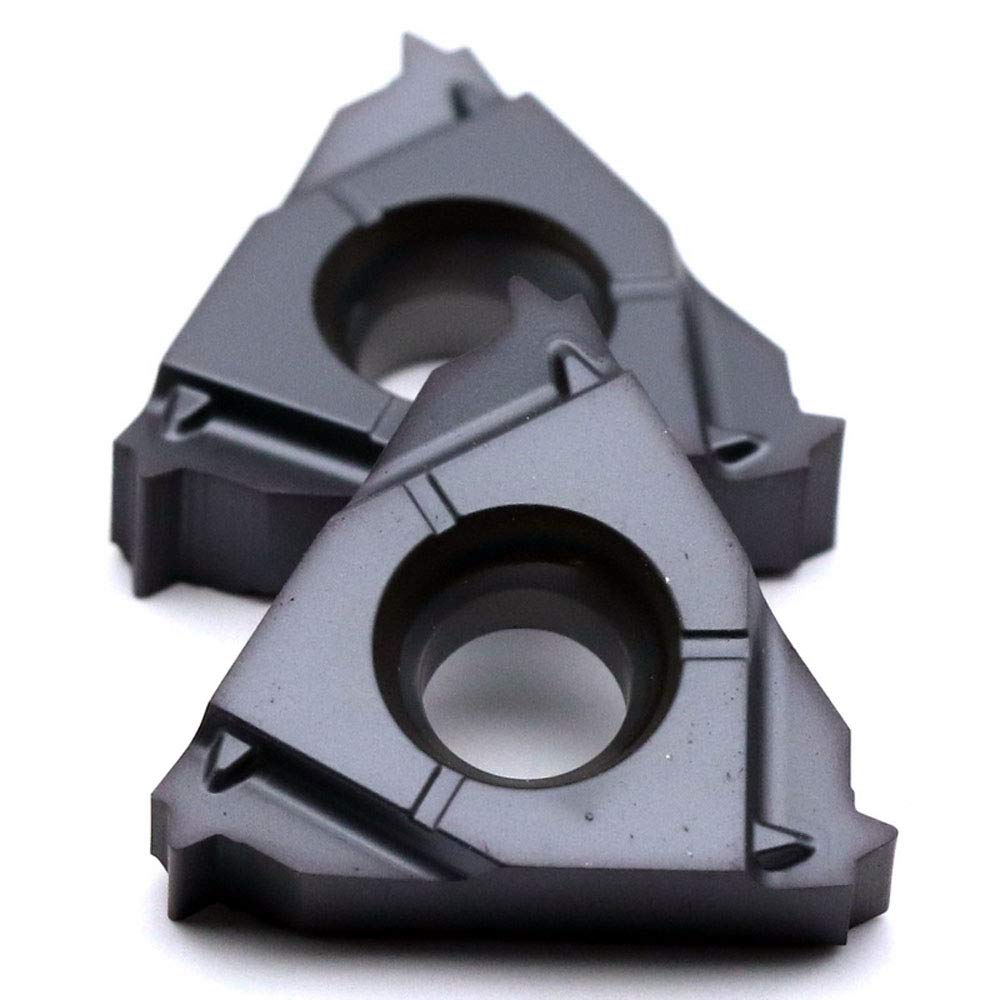 10 piezas 16IR 11W ZP10 CNC interno 60 grados CNC herramienta de corte de roscado de acero inoxidable Punta de inserto de carburo