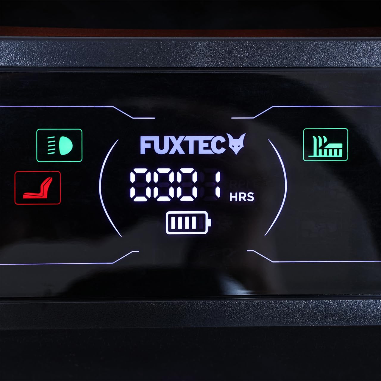 FUXTEC Rasentraktor FX-RMT92A, Aufsitzmäher mit 92cm Schnittbreite, 6-stufige Schnitthöhenverstellung, 452ccm Hubraum, Hydrostat, Rückwärtsmähen, geeignet für Flächen bis 6500m²