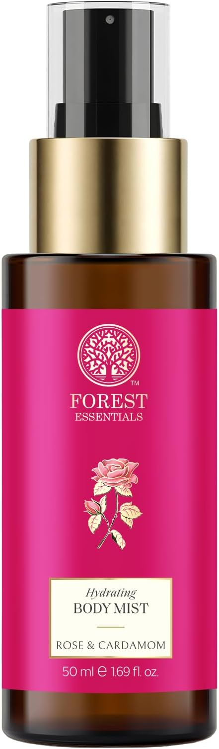 Forest Essentials Travel Size Body Mist Rose & Cardamom 50 ml