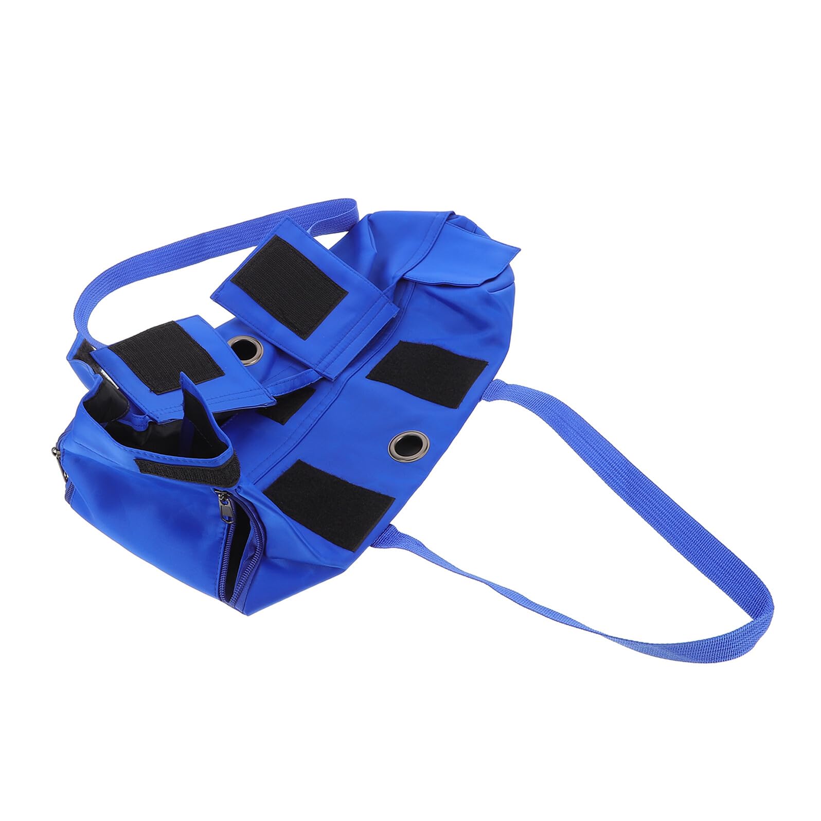 Paquet de contention pliable chat M bleu pour soin vétérinaire et toilettage sécurisé