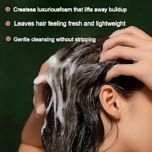 Miniatura 5 de Barra de champú Nature Triangle  Usman Grass & Nature Seven Green Soap Shampoo Bar, jabón de hierbas para el cuidado del cabello para mujeres y