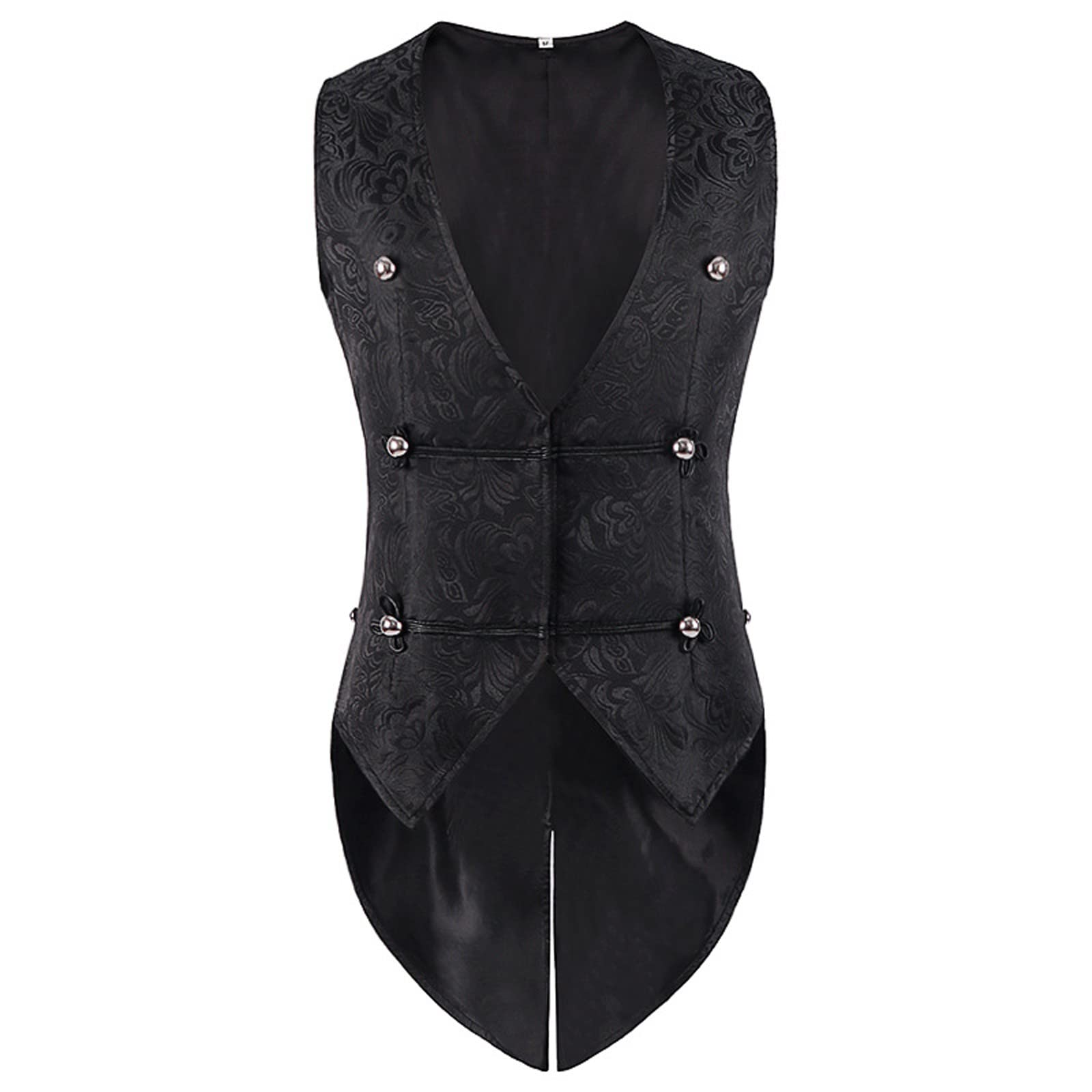 Falda larga steampunk combinación con chaleco gótico de doble botonadura medieval 8