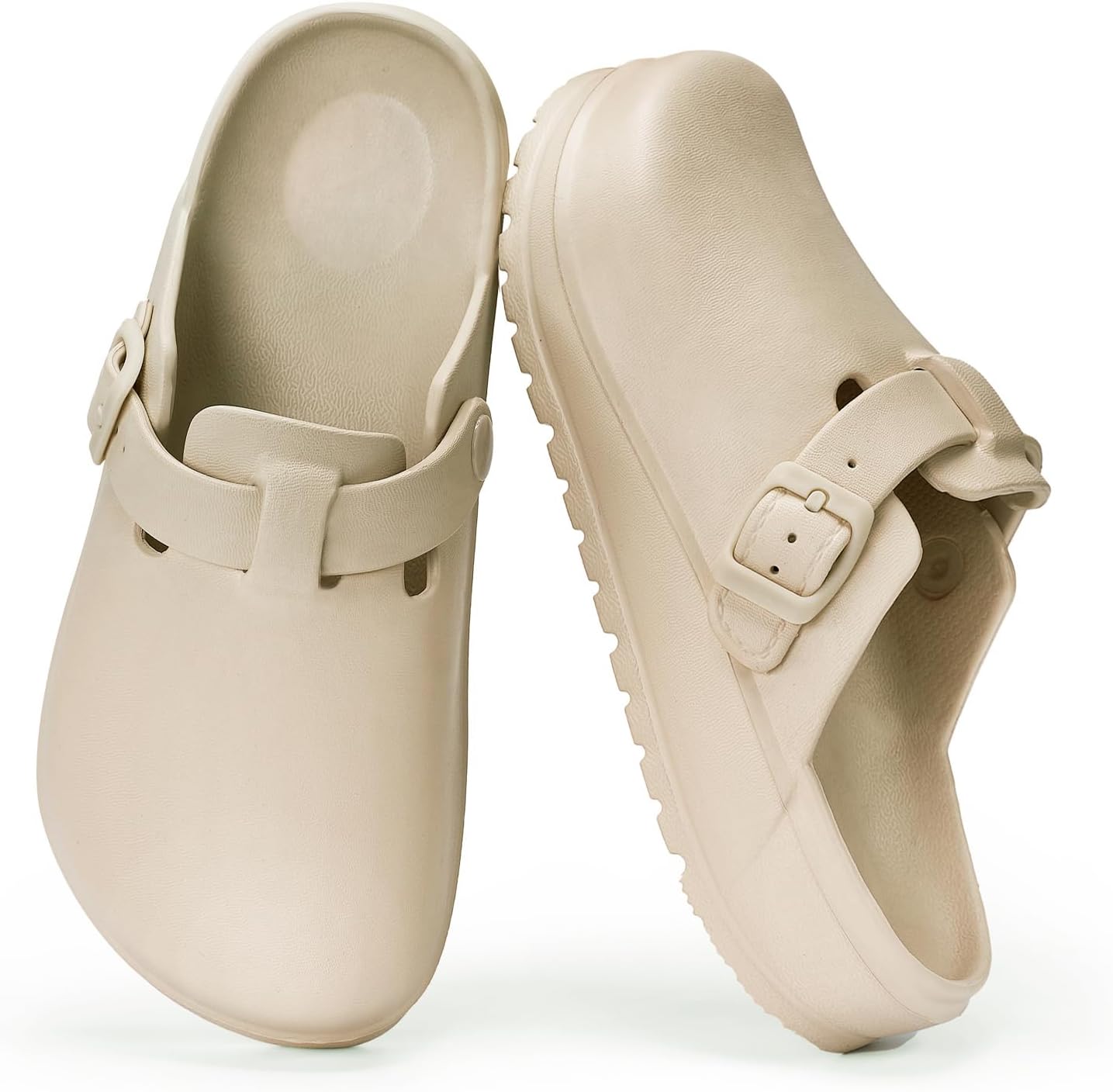 ZXT Arch Support Work Clogs Slip Resistant Orthopedic Shoes for Chef Nurse Garden Comfortable, Slip-On Cushion Slide Sandals