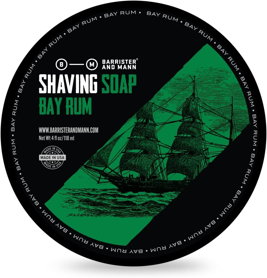 Barrister and Mann Bay Rum Shaving Soap