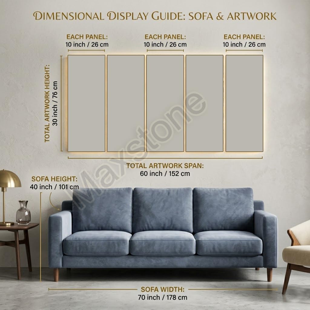 Maxstone 7 Horses Wall Painting - Vastu Decor -2