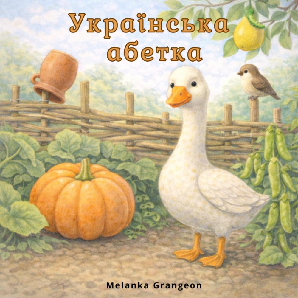 Українська абетка для дітей Ukrainian alphabet for kids: Український алфавіт ілюстрована абетка з тваринами та предметами | Для дітей 2–7 років