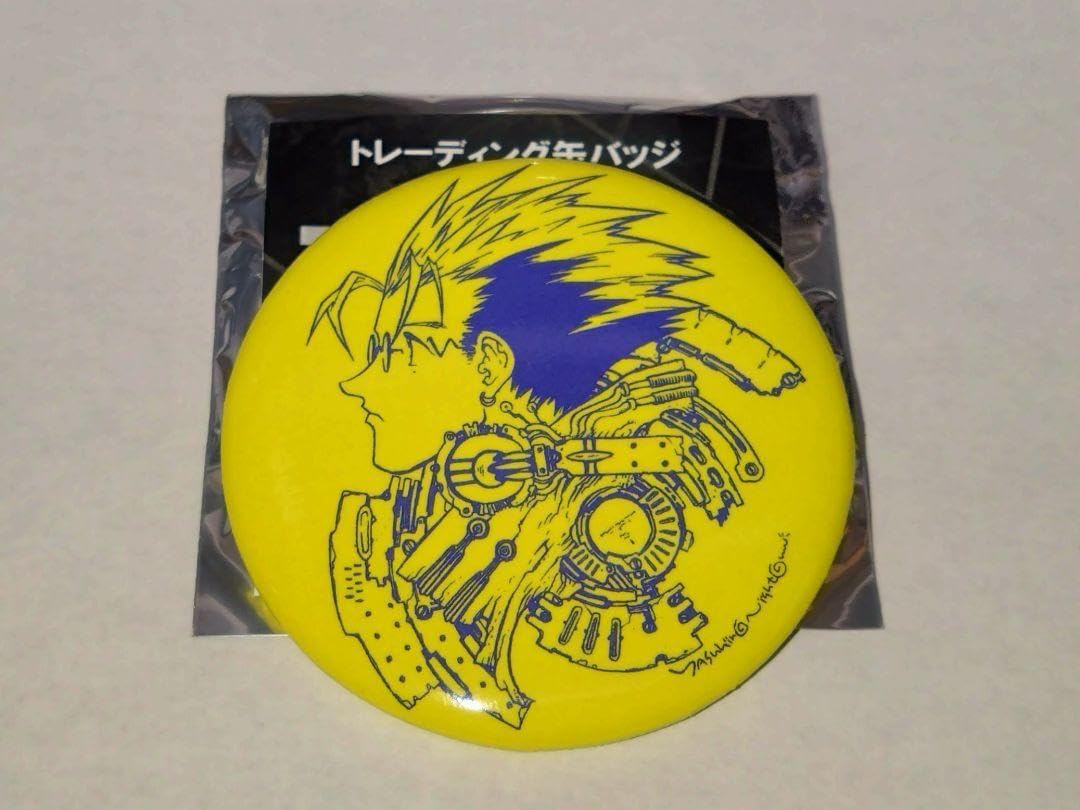 内藤泰弘の世界展 トライガン 缶バッジ ヴァッシュ 新品】内藤泰弘の