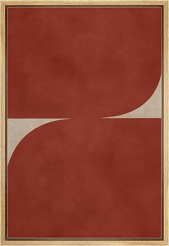 Miniatura 11 de MUDECOR Impresión en Lienzo Enmarcado Arte de Pared Azul Rosa Naranja Geométrico Bauhaus Collage Formas Abstractas Ilustraciones Bellas Artes