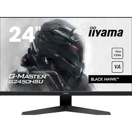 iiyama Ecran 23.8 Pouces Full HD G2450HSU-B1 24" G Master Full HD LED VA 75Hz