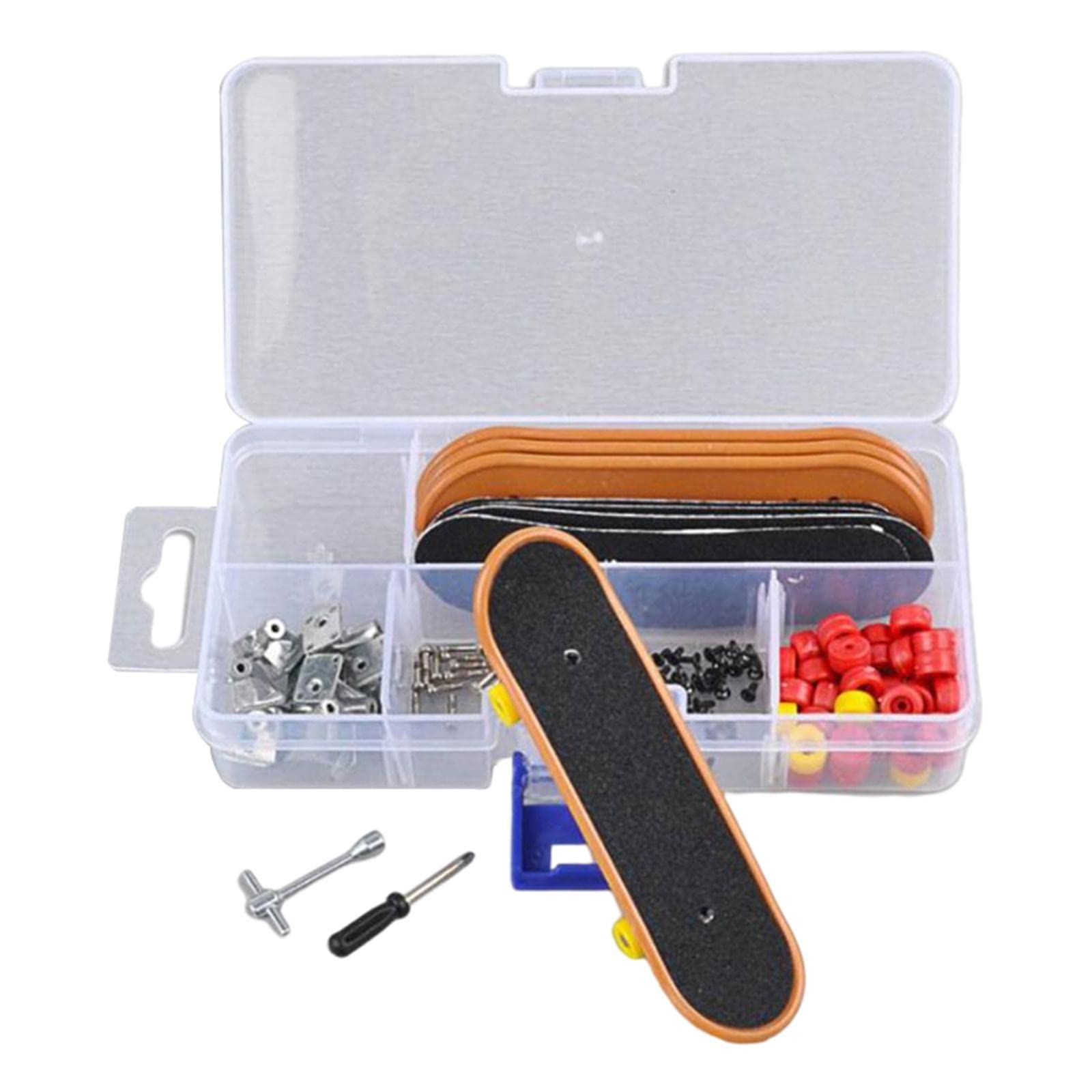 JAZZY PEARLS Professional Mini Finger Skateboard Table Game Sport Toy Finger Skate Kit (B0CHB1L3LD) Amazon Price History, Amazon Price Tracker