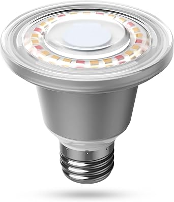 SANSI 60W Equiv. Full Spectrum LED Grow Light Bulb 5000K IP54 Waterproof