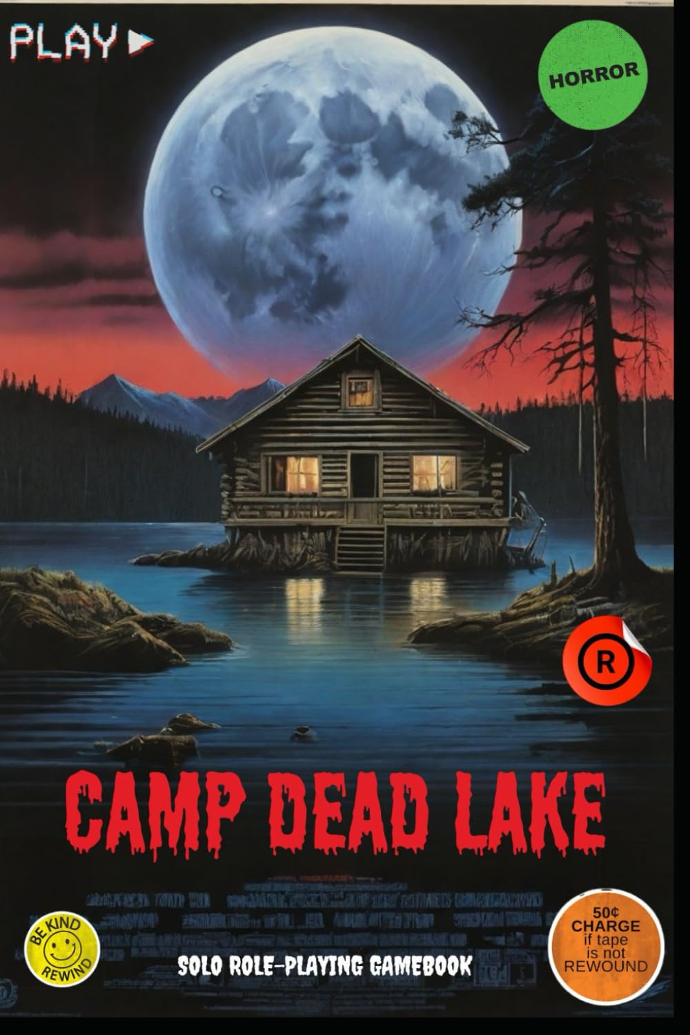 CAMP DEAD LAKE: Slasher VHS Cover Edition