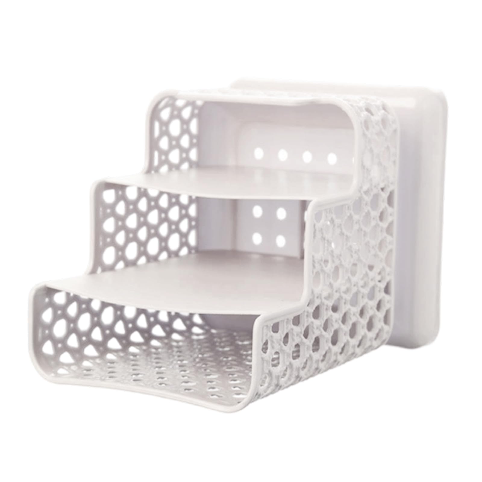 HENYGEN Multi Compartment Desktop with Secure Phone Stand for Cosmetics Accessories and Electronics Multipurpose Desk Tray
