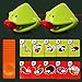 Frog Mask with Blow Tongue,Frog Tongue Game with Blowing Air,Insect Cardboard Included, Multiplayer Game (Four People Fighting)