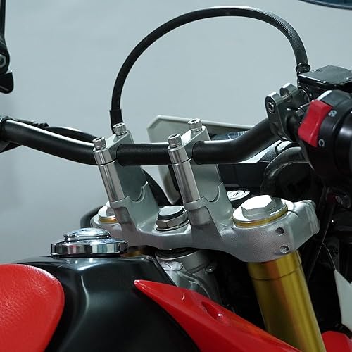 Miniatura 9 de Xitomer Elevadores de manillar de motocicleta ATV de 78 pulgadas con abrazaderas, apto para Grom MSX125  CRF 250L, KLR650, DRZ 400SV-Strom, FZ1  FZ8