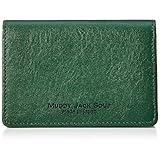 [マディジャックスープ] 日本製 カードケース 名刺入れ パスケース メンズ レディース 薄型 軽量 本革 牛革 レザー 無地 ナダヤ No.76034 Colors カラーズ・カードケース グリーン