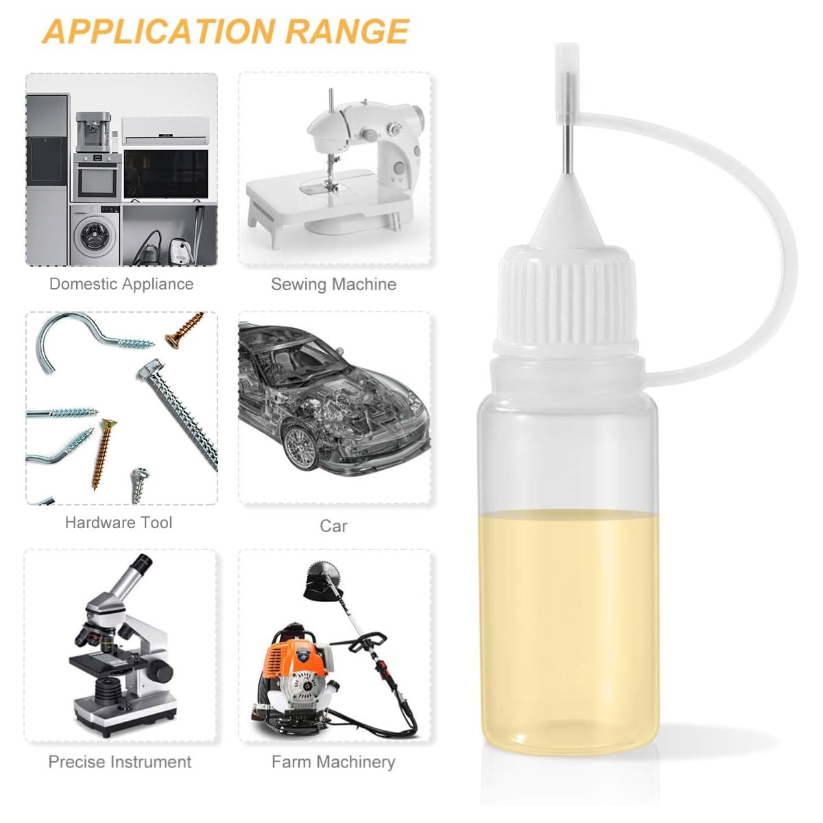 Aplicador de Pegamento Aplicador de Precisión, 10ml Aplicador de Botella de Pegamento, 8 Piezas Botellas de Agujas con 2 Embudos Y 2 Puntas de Aguja de Pipeta, Botella de Pegamento de Plástico