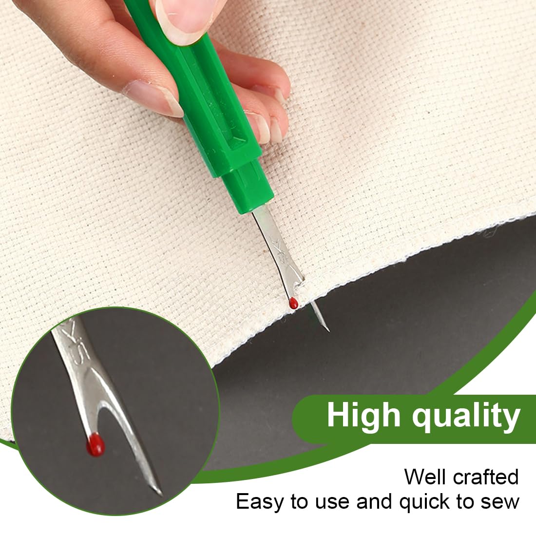 SUJEBKC Seam Ripper Kit,Taglia Cuciture,Taglia-asole Per Cucito,Taglia Filo Seam Ripper,Filo Unpicker Taglierina Con La Forbice Per Cucire Unpicker Taglia-Filo Strumenti A Punto Croce(4 Pezzi