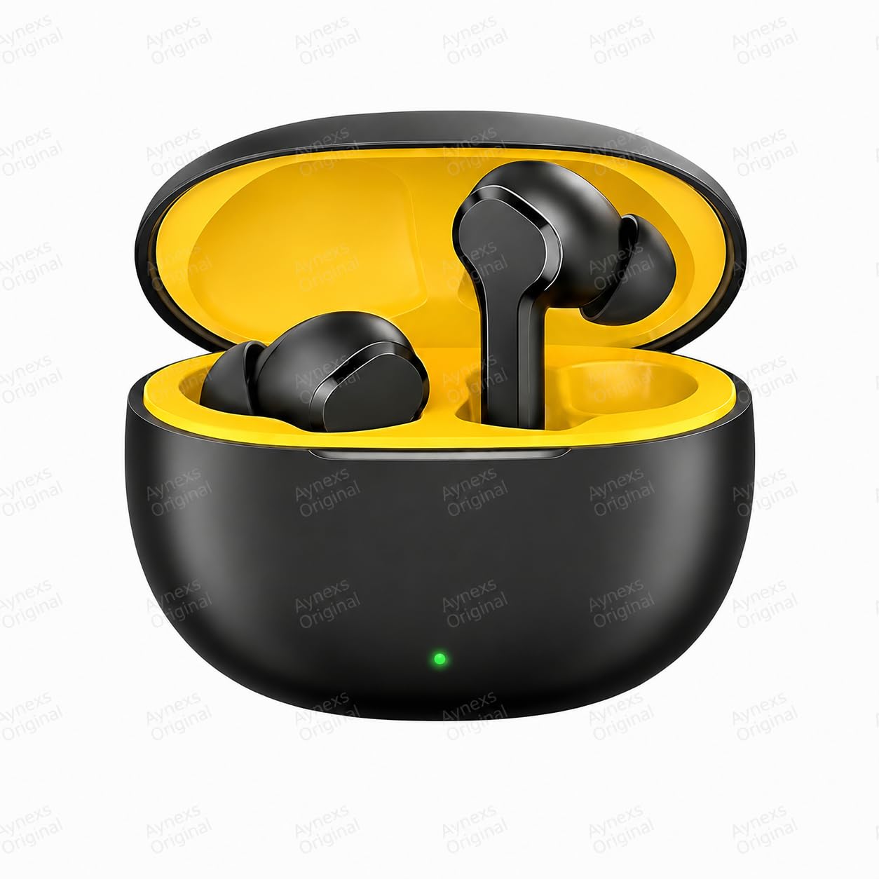 Earbuds Compatible with Realme T110, Bluetooth TWS Earphones with ENC Calling, Smart Controls and Ergonomic Design (Black)-image-45