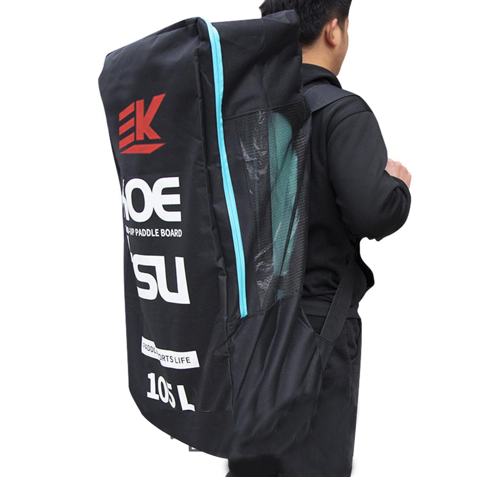 Paddleboard Stand-Up Bag - 105 L Foam Padded Stand-Up Paddleboard Cover Case | Lightweight with Stable Wide stances 105 L Capacity, 105 L Large Capacity Paddle Boards for Adults Perfect for 320/38