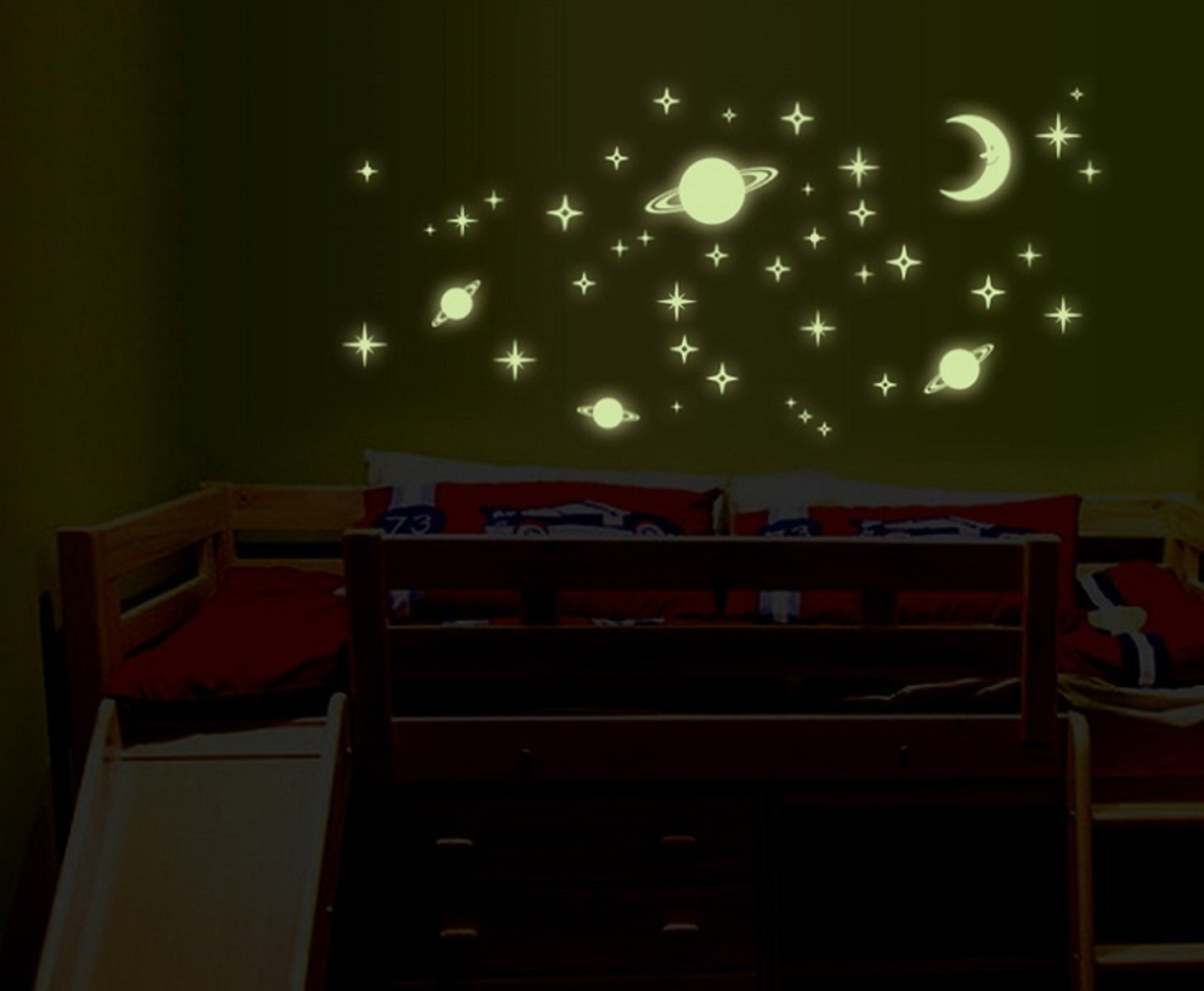 JAAMSO ROYALS radium stickers for bedroom, radium sticker, stars for
