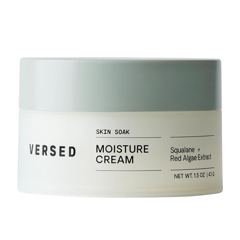 Creme hidratante facial Versed Skin Soak com esqualano e extrato de algas vermelhas, 43 g