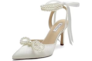 Pearlescent Pumps: A Radiant Bride's Accessory