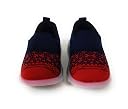 Coolz Kids Knitted Shoes with Light Led-02 for Baby Boys and Girls 9-24 Months (Navy-Red, 9_Months) gallery image