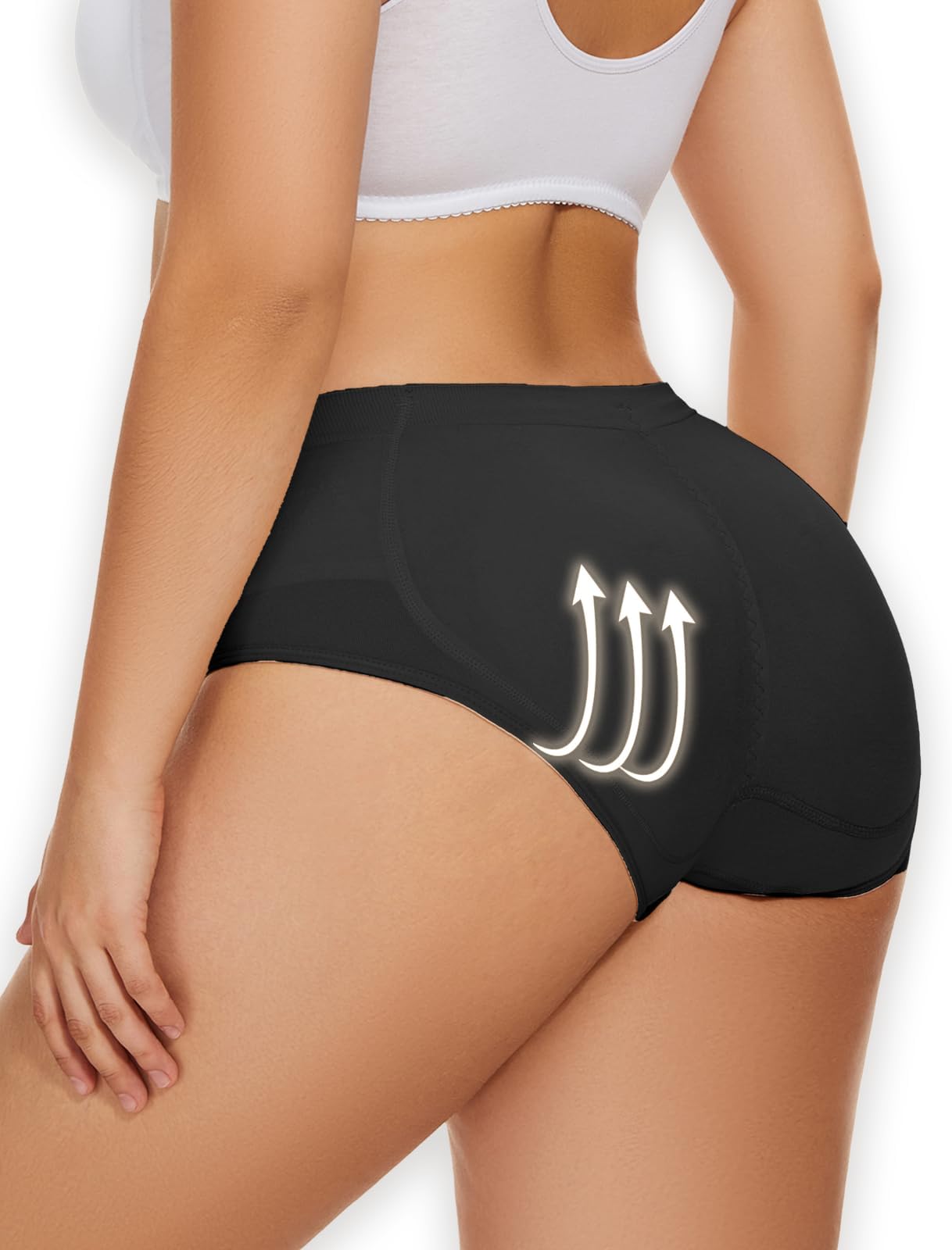 Butt Lifter Panties Underwear for Women with Removable Pads Seamless Booty Pads Hip Enhancer Panty
