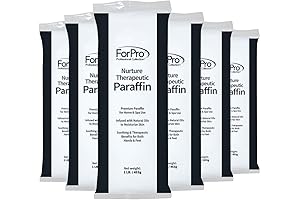 ForPro Nurture Paraffin Wax Refill - Six 1-Pound Blocks of Fragrance-Free Paraffin Wax