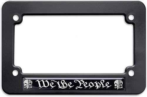 Miniatura 3 de Marco de matrícula de motocicleta (We The People)