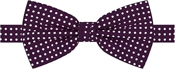 Jacob Alexander Polka Dot Print Mens Polka Dotted Pretied Bowtie
